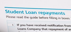 Student loan repayments on a tax form